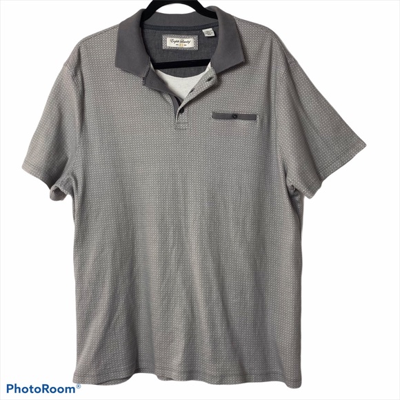 English Laundry Men’s Grey Polo - Picture 1 of 4